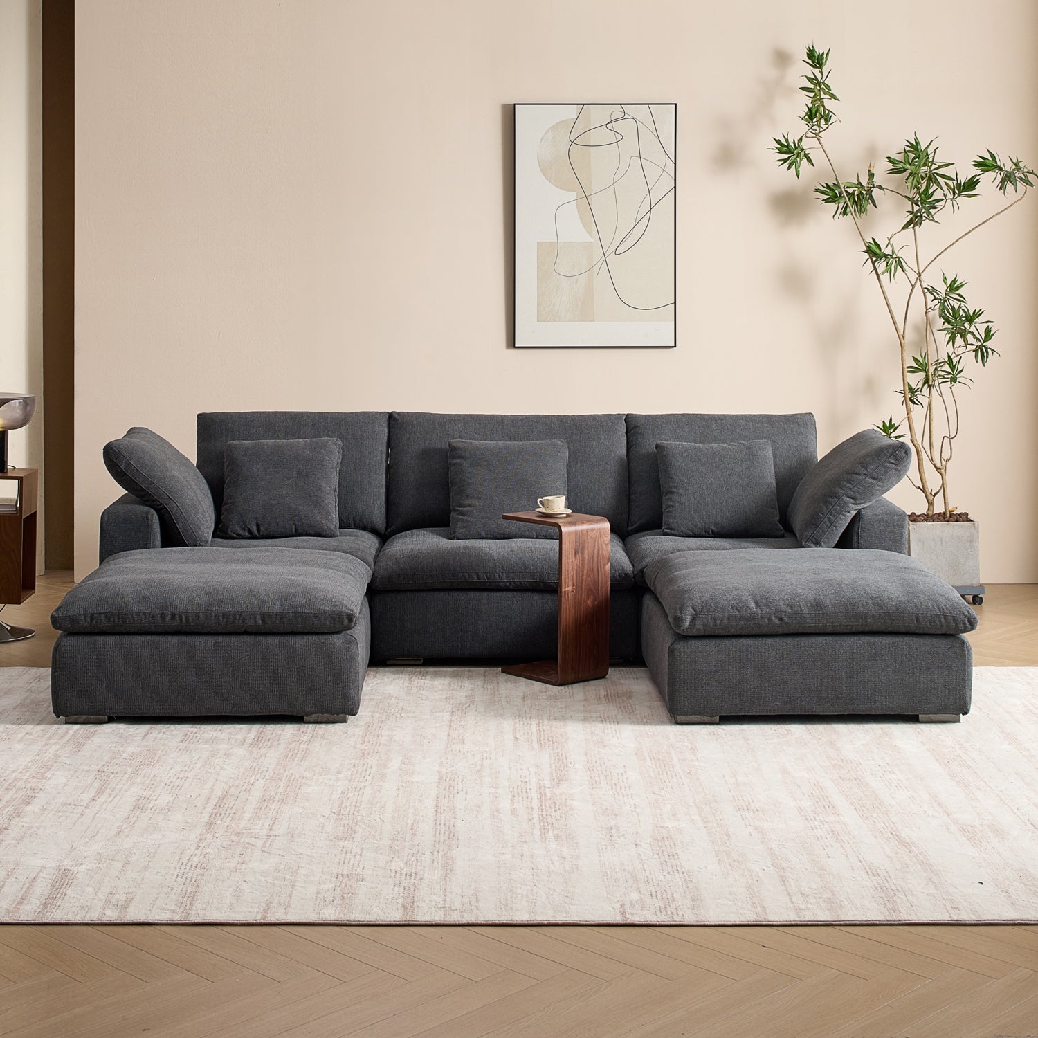 Malibu Cloud U Sectional