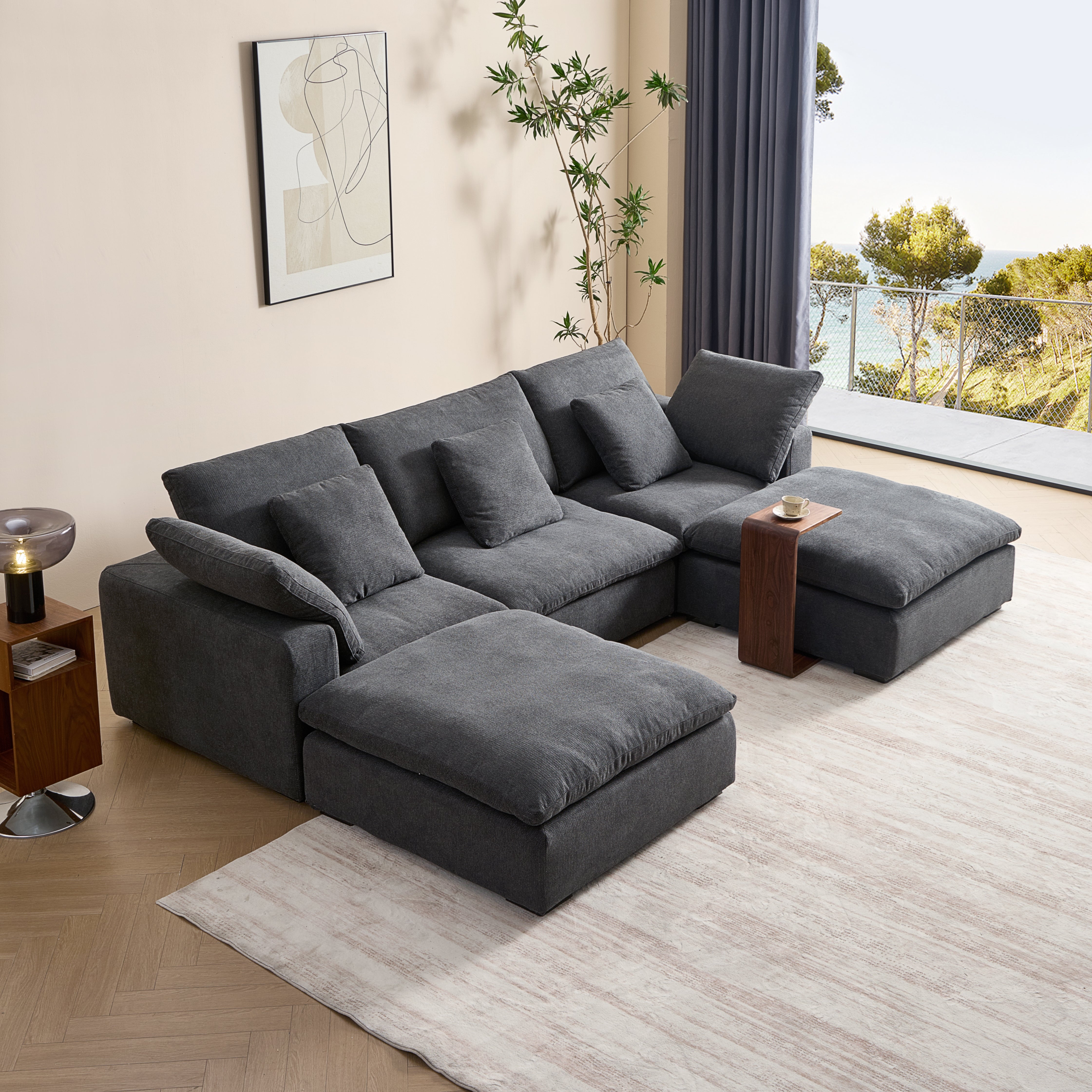 Malibu Cloud U Sectional