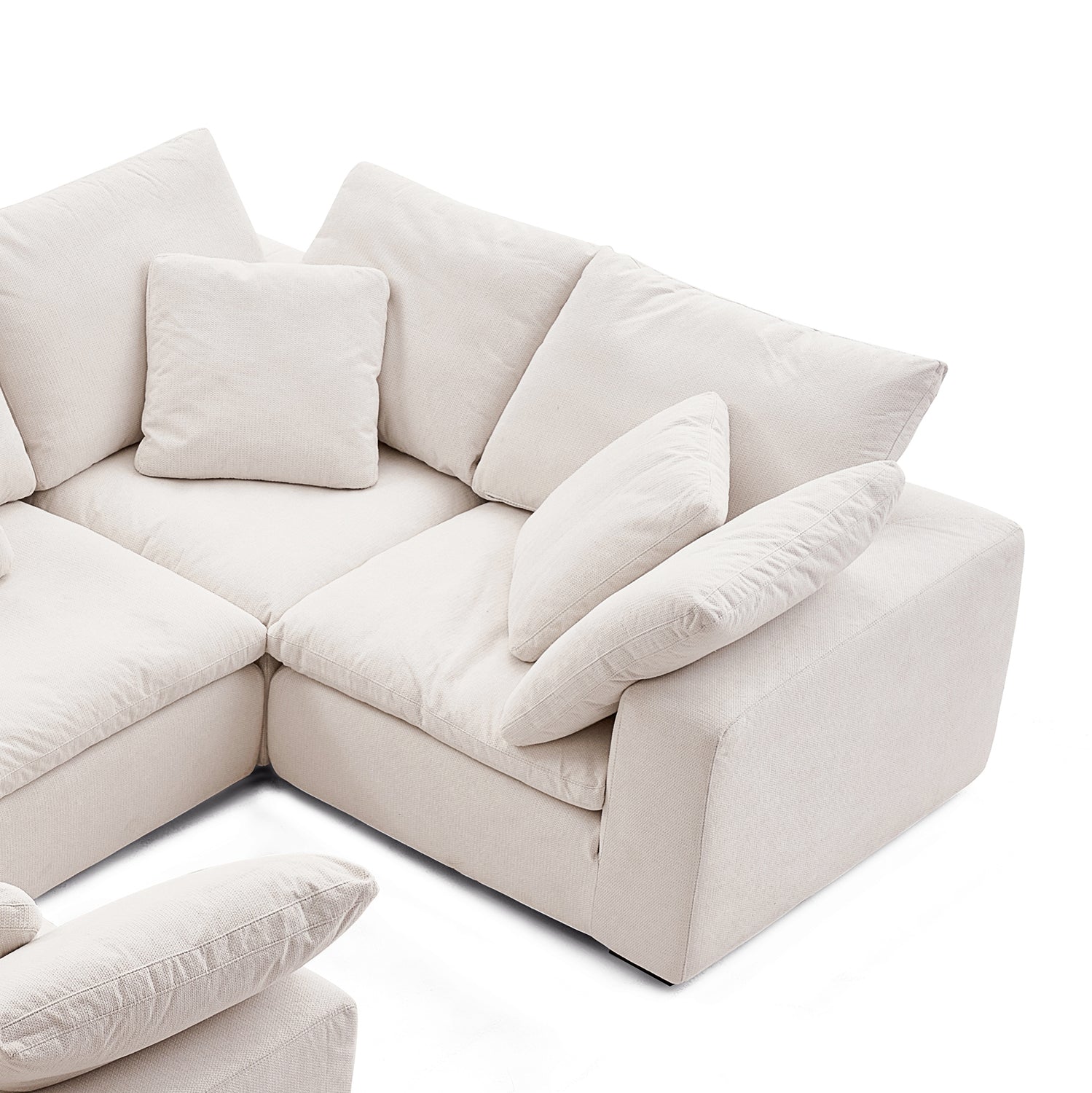 Malibu Cloud U Closed Sectional