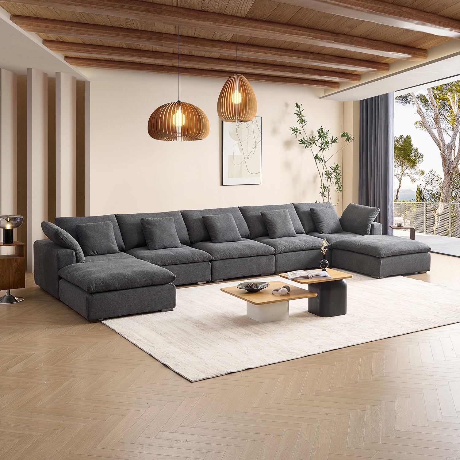 Malibu Cloud U Sectional