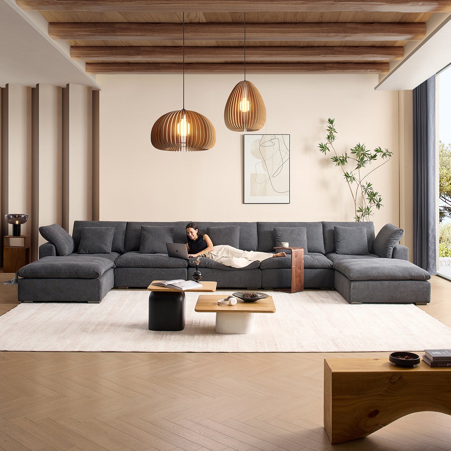 Malibu Cloud U Sectional