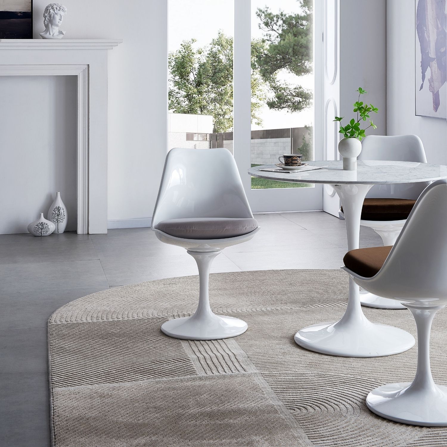 Mella Dining Chair Chair Mario Capasa Beige