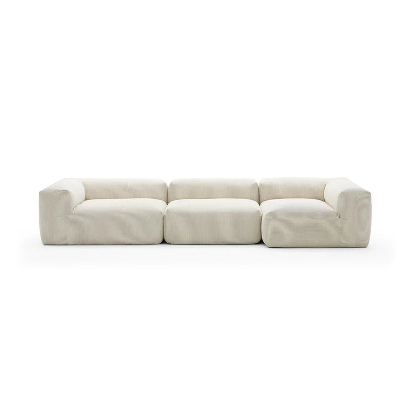 Mellow Closed Sectional 3-Seater