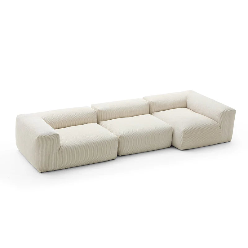 Mellow Closed Sectional 3-Seater