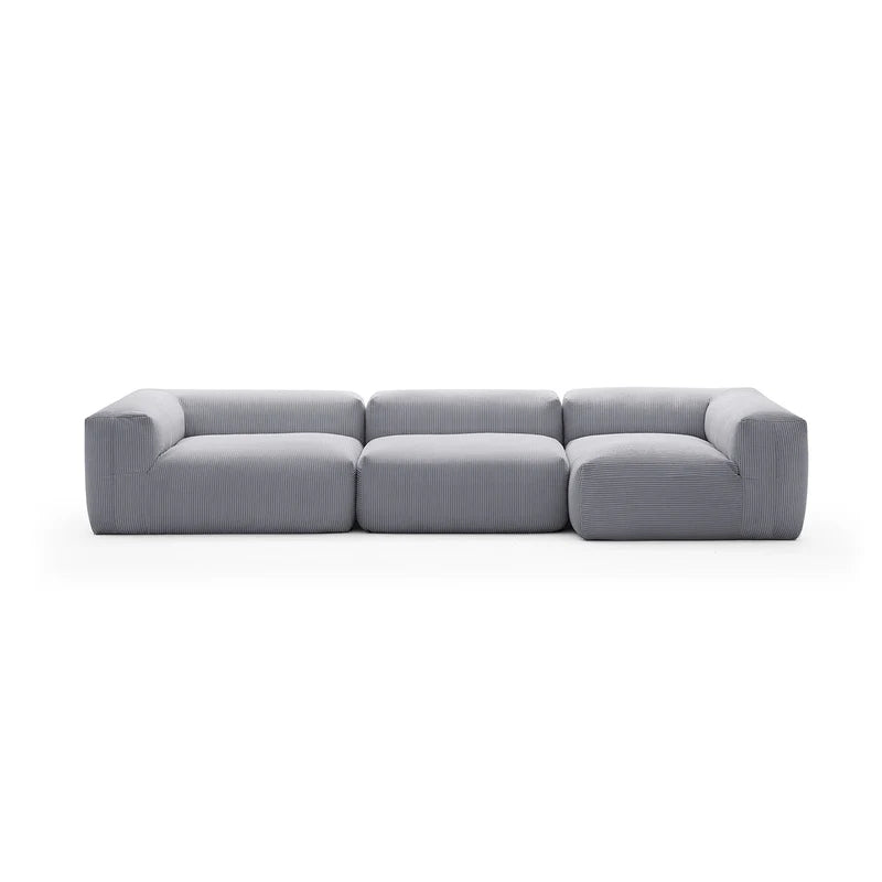 Mellow Closed Sectional 3-Seater