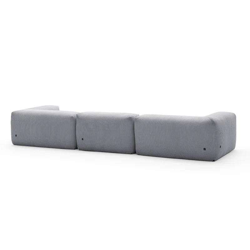Mellow Closed Sectional 3-Seater
