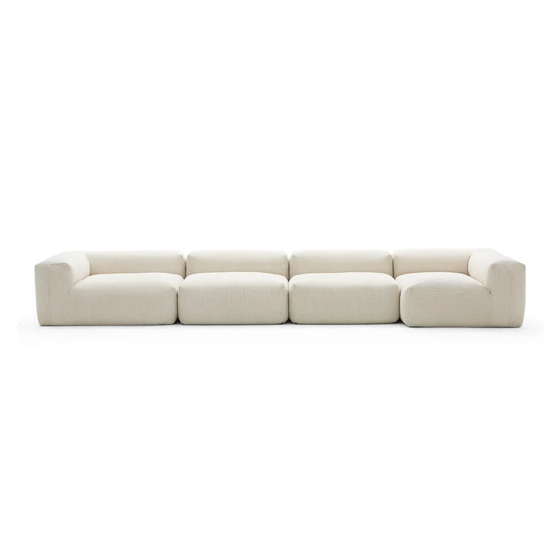 Mellow Closed Sectional with 1 Deep Corner