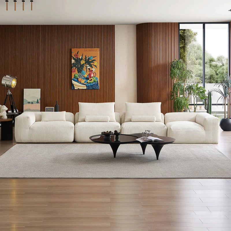 Mellow Closed Sectional with 1 Deep Corner