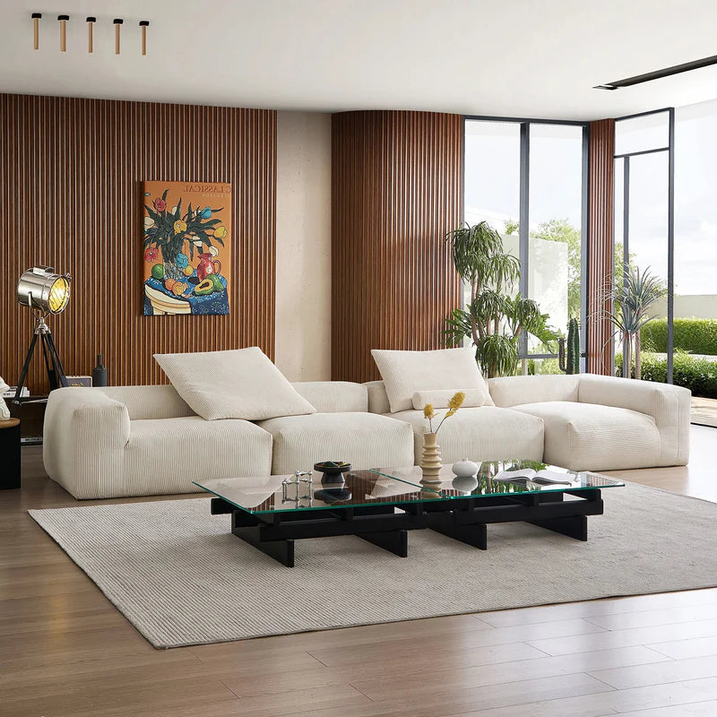 Mellow Closed Sectional with 1 Deep Corner