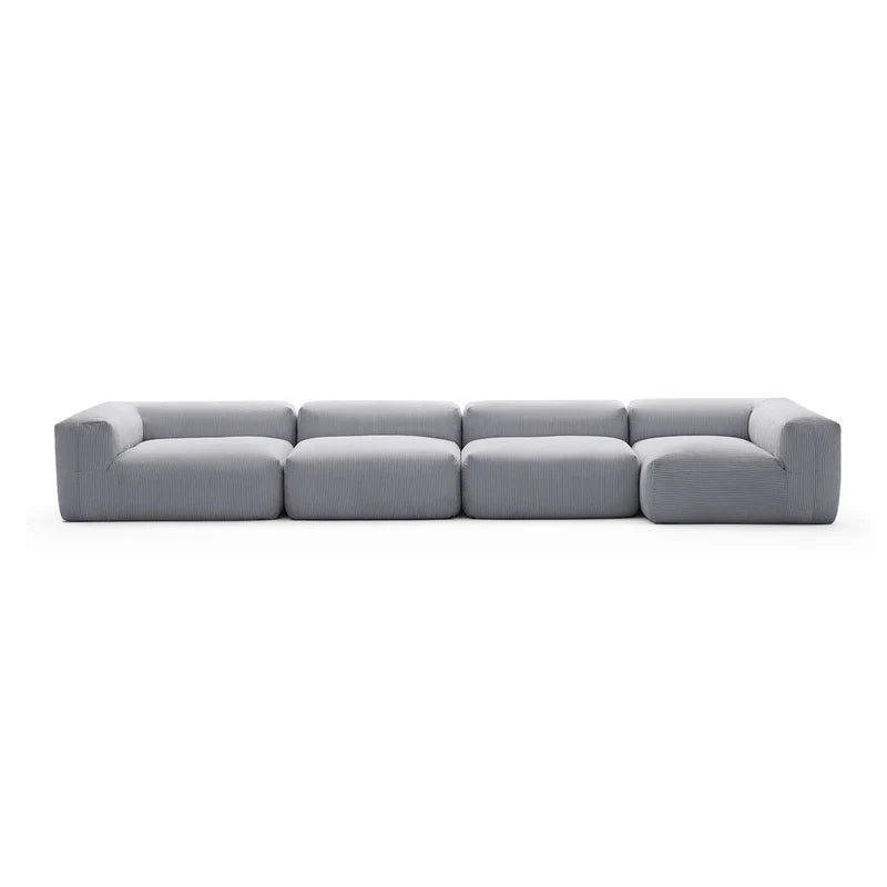 Mellow Closed Sectional with 1 Deep Corner