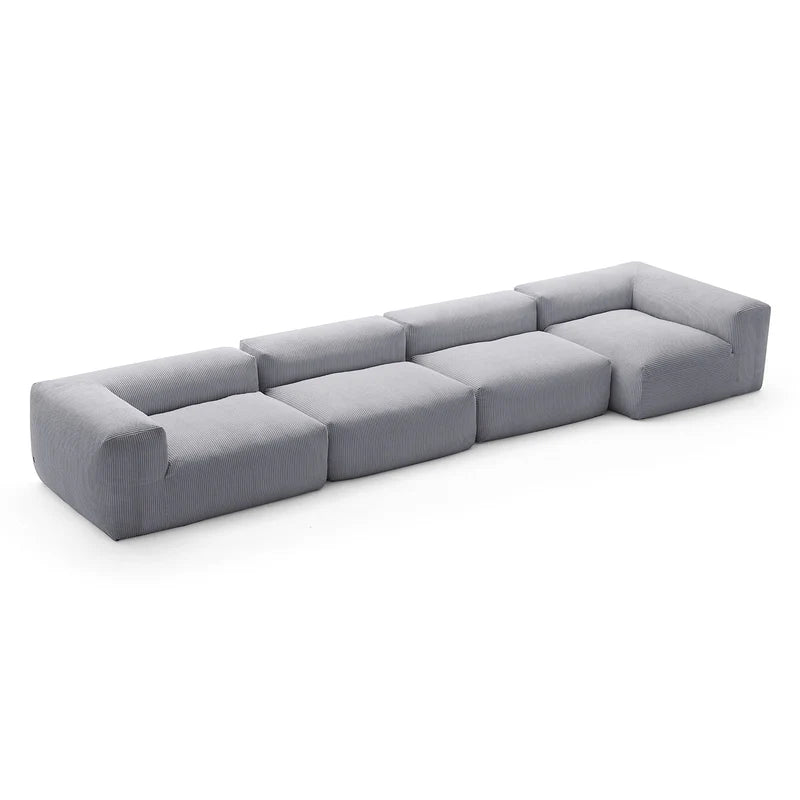 Mellow Closed Sectional with 1 Deep Corner
