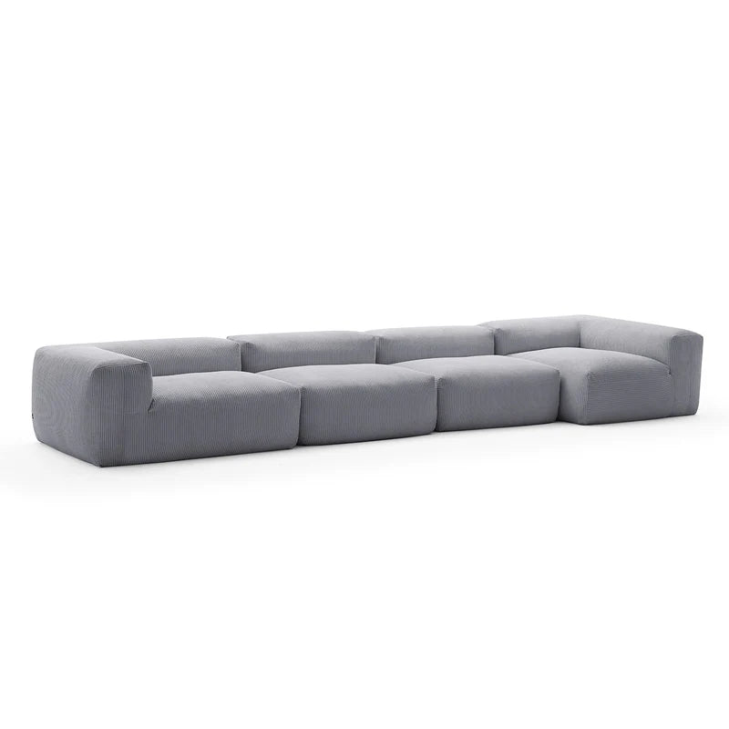 Mellow Closed Sectional with 1 Deep Corner
