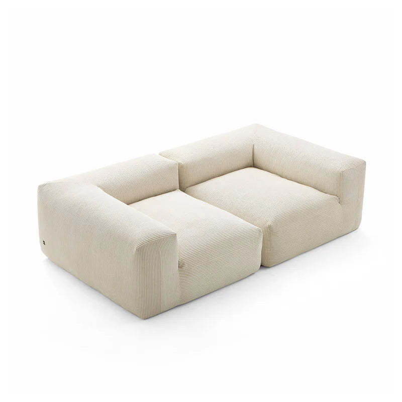 Mellow Armrest Loveseat Sectional Couch