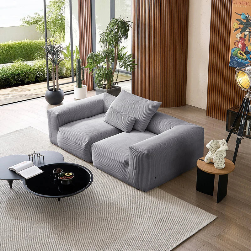 Mellow Armrest Loveseat Sectional Couch