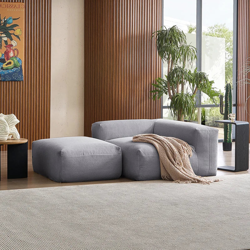 Mellow 1 Corner Seat with 1 Ottoman