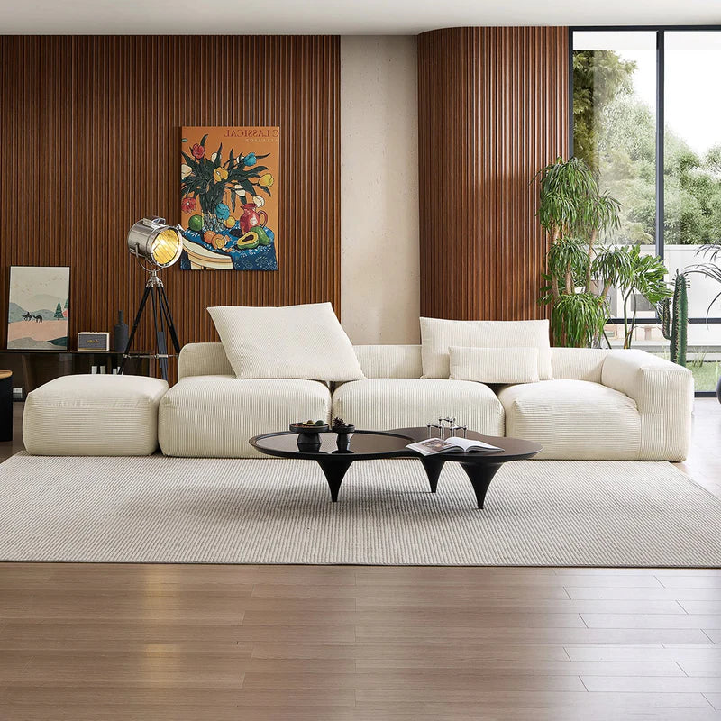 Mellow Sectional Open Couch 4-Seater