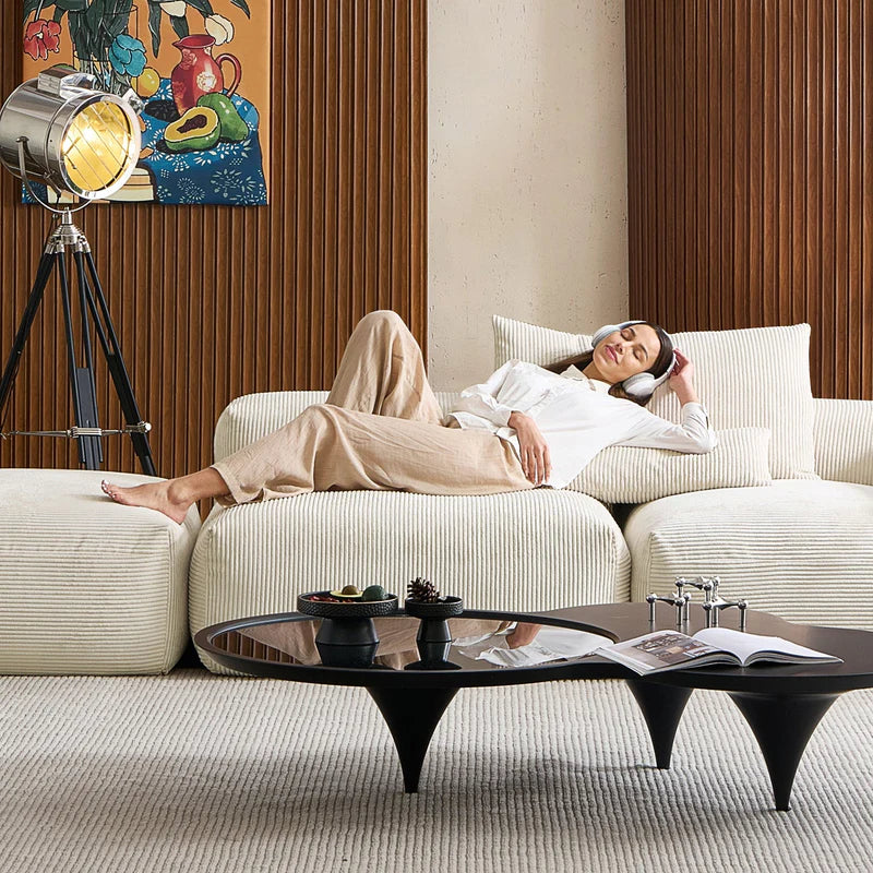 Mellow Sectional Open Couch 4-Seater