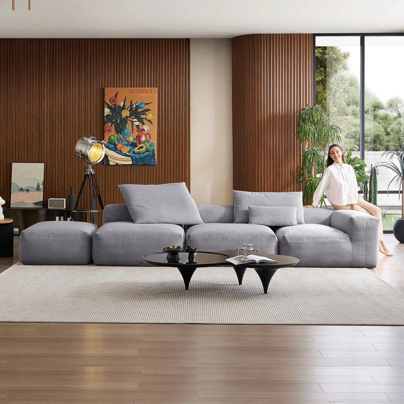 Mellow Sectional Open Couch 4-Seater