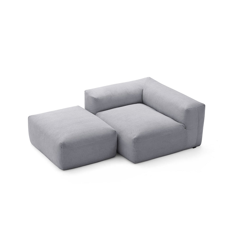 Mellow 1 Corner Seat with 1 Ottoman