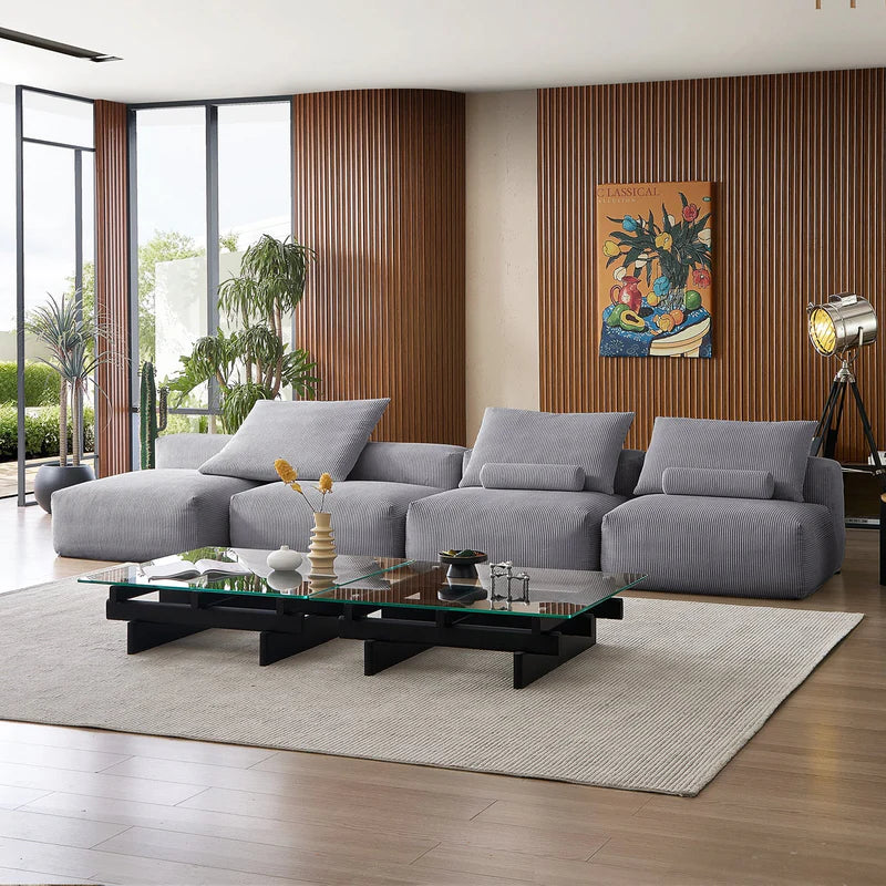 Mellow 3 Armless + 1 Deep Armless