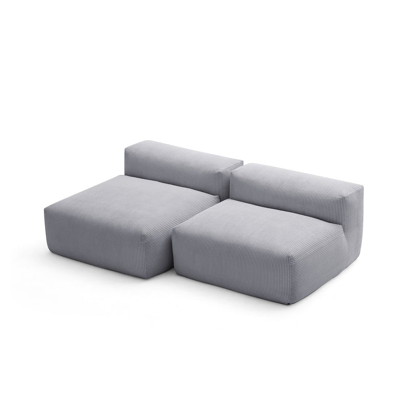 Mellow Open Sectional Armless Loveseat