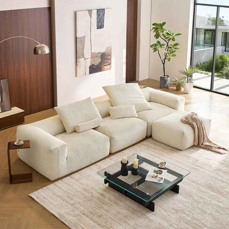 Mellow 3-Seater L-Shaped Sectional Couch