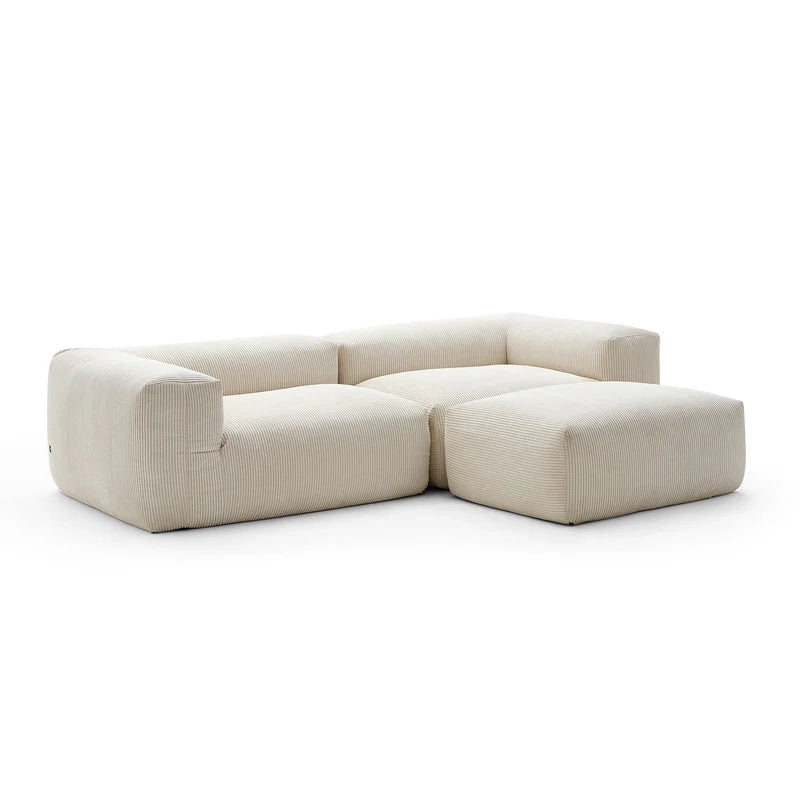 Mellow Loveseat Sectional with Ottoman