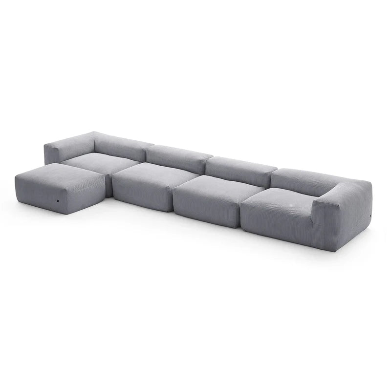 Mellow 4-Seater L-Shaped Sectional Couch