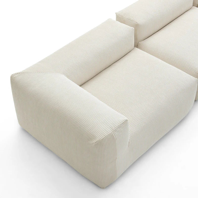 Mellow Loveseat Sectional with Ottoman