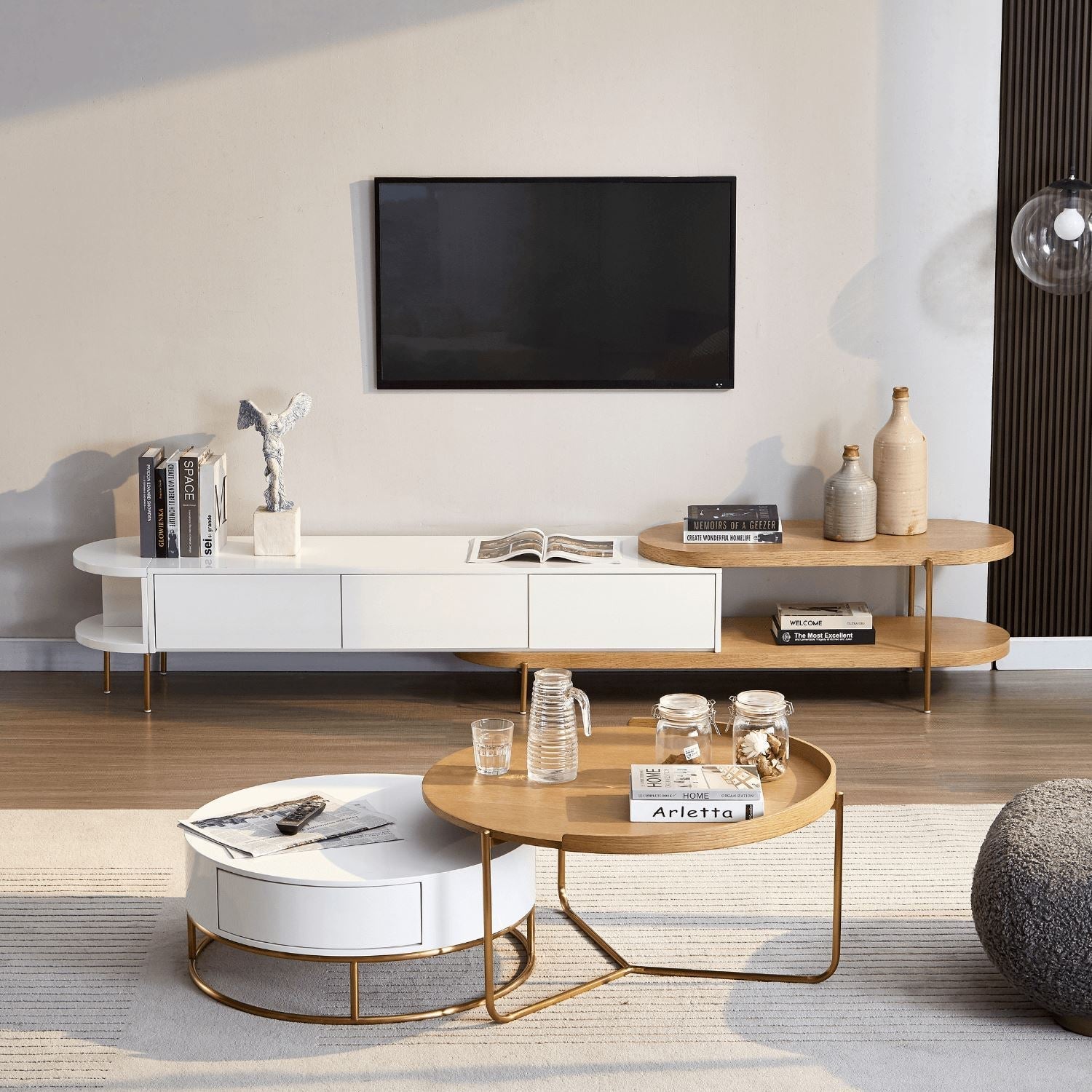 Metropolitan Living Room Set Storage Mario Capasa