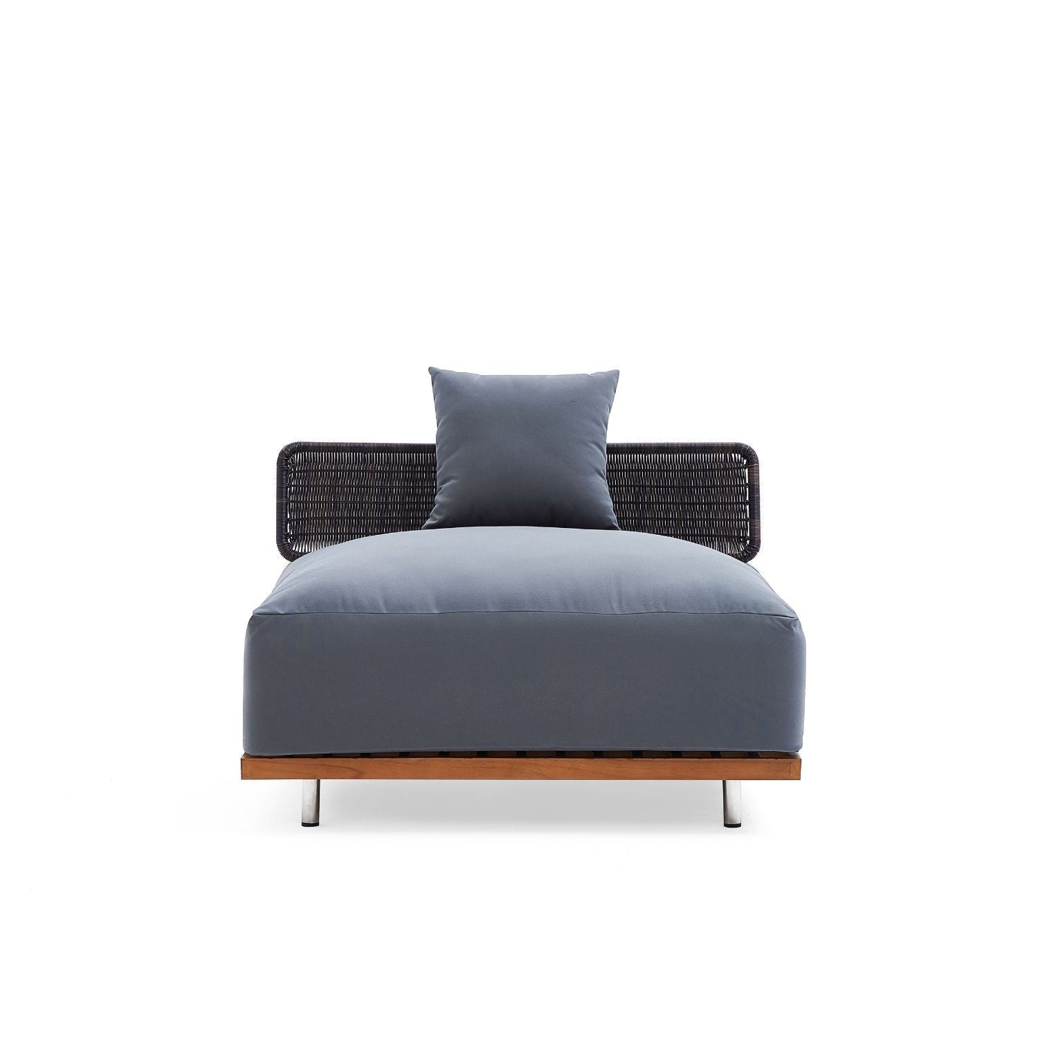 Oni Armless Lounger Sofa Zomanity Grey 