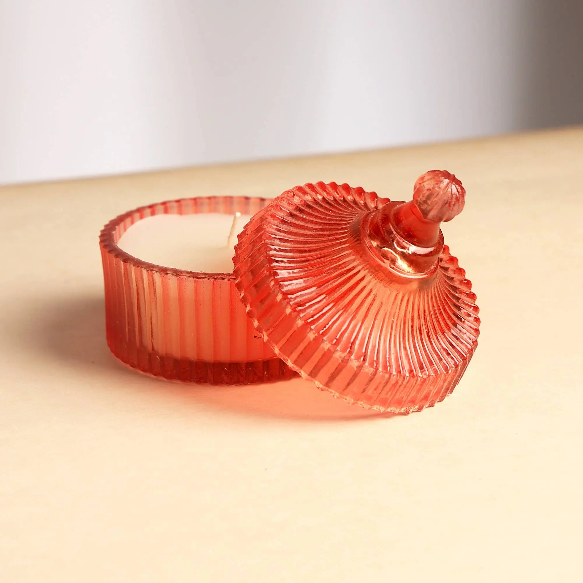 Posh Radiance Scented Wax Candle Rosy