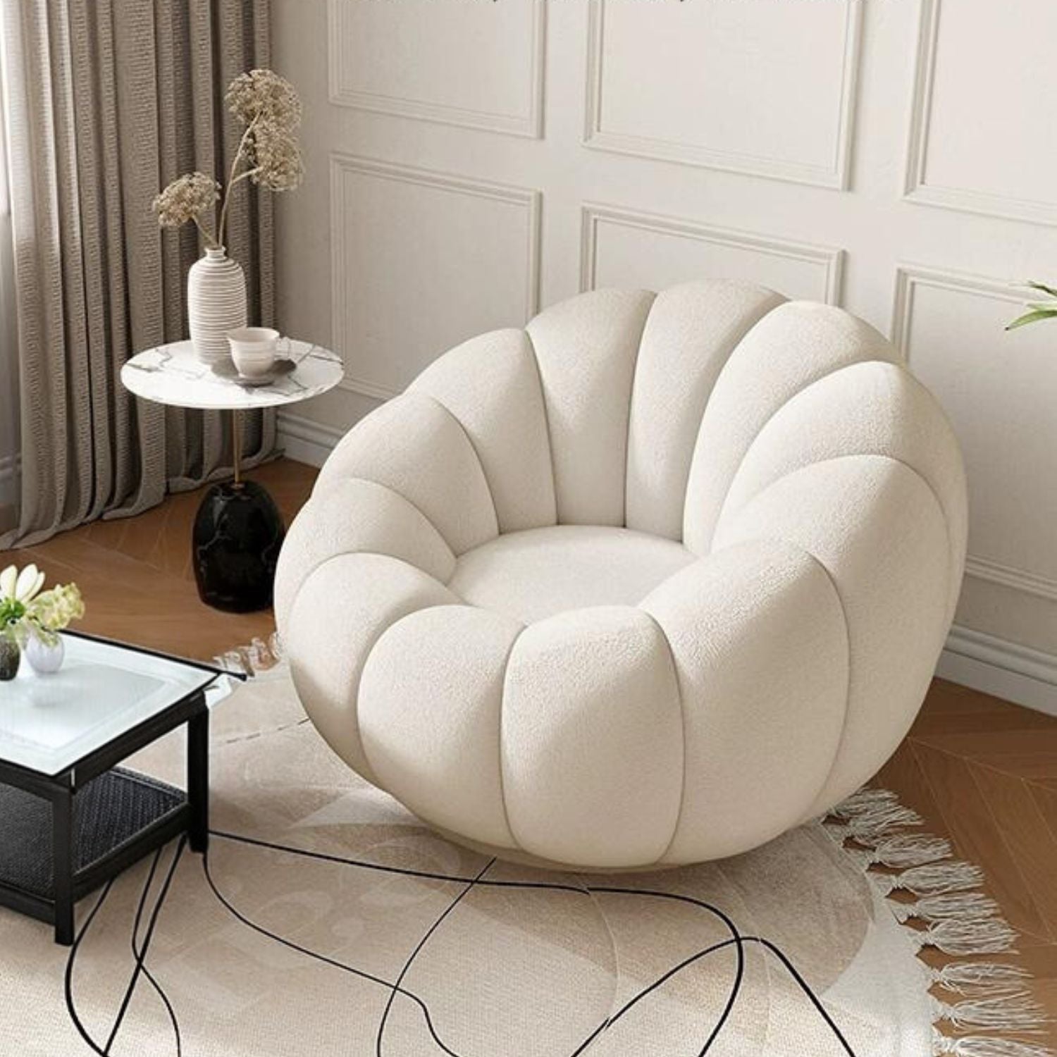 Pumpkin Accent Chair, Accent Chair, Valyōu Furniture | Valyou Furniture 