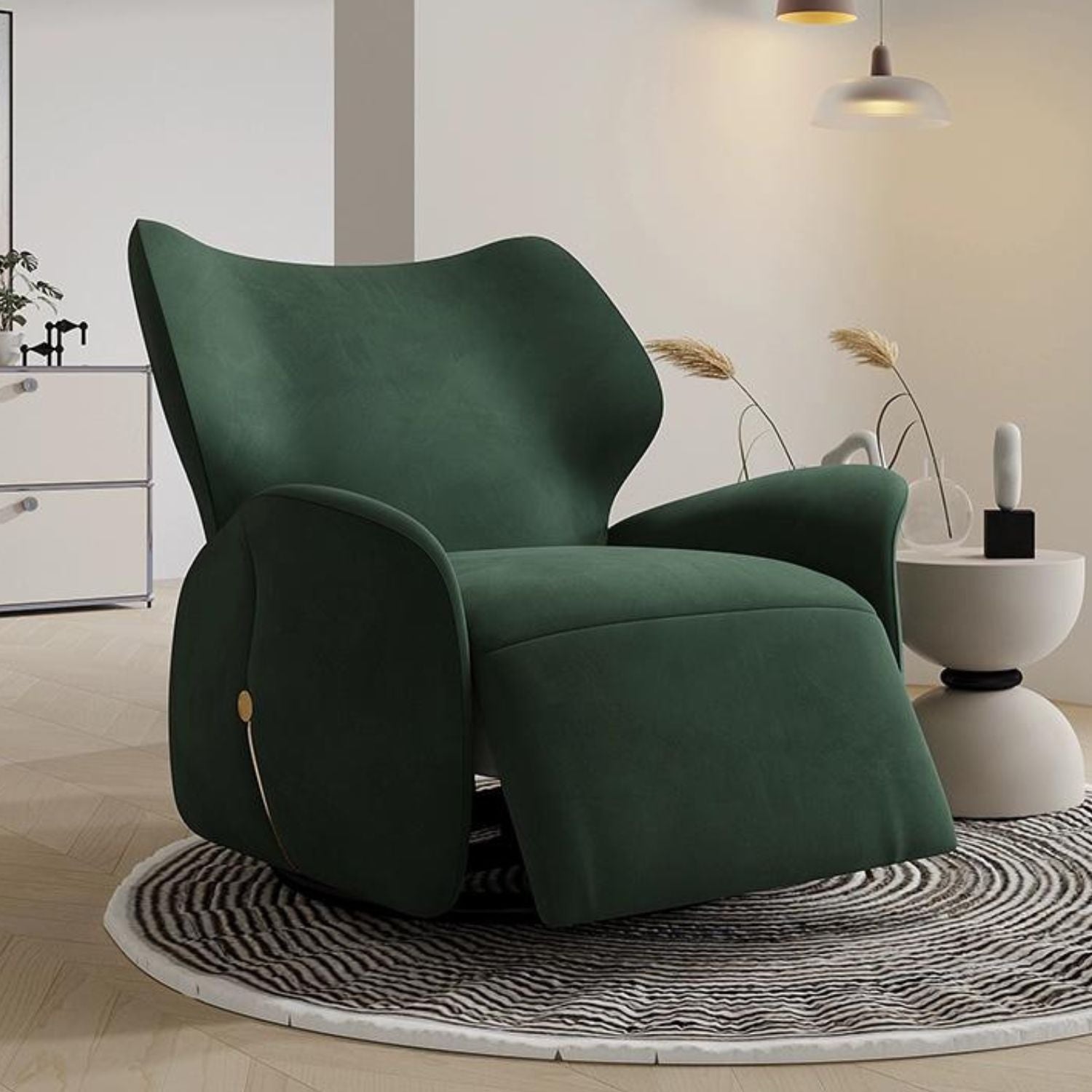 Canvas discount recliner chair