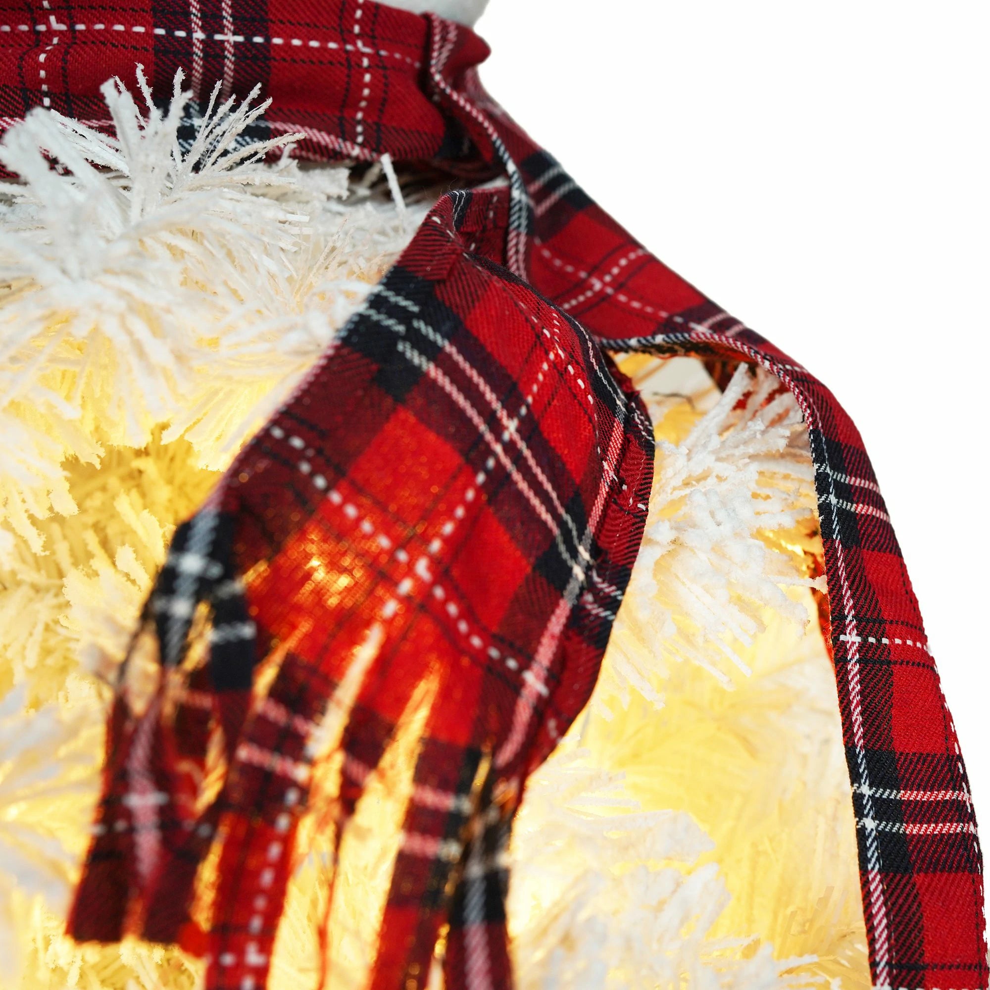 Snowman Christmas Tree 100 Lights 380 Branch Tips Xmas Decor