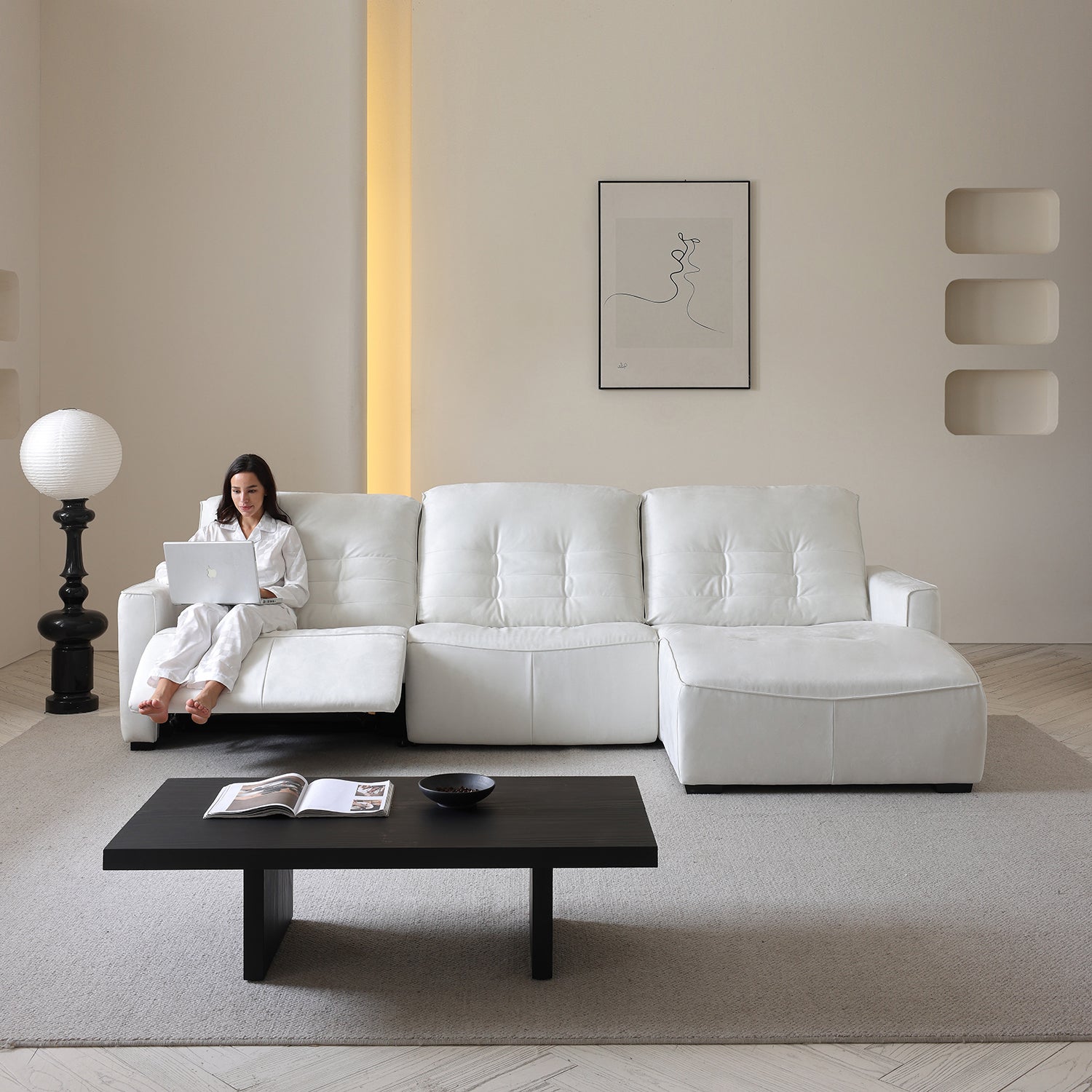 Intimo Recliner Sofa, Recliner, Mario Capasa | Valyou Furniture 