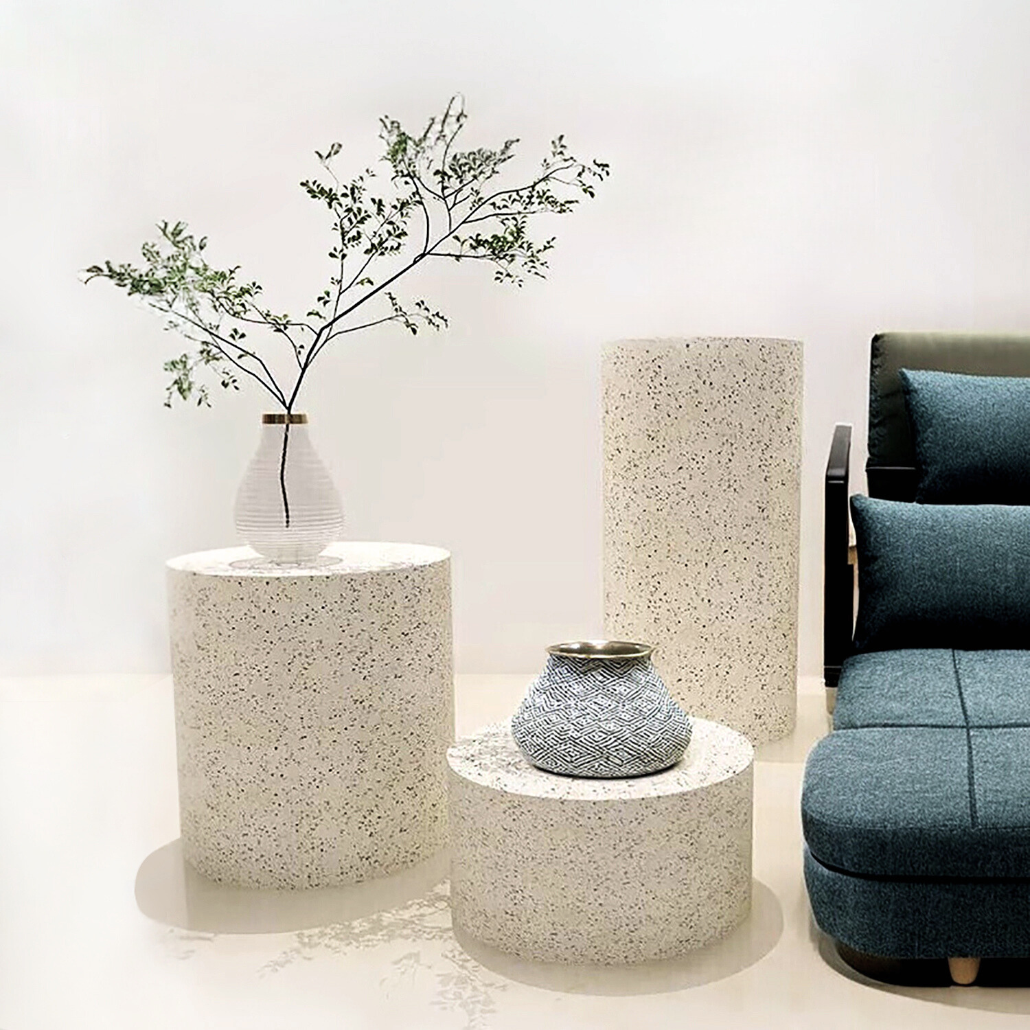 Kora Pillar, Side Table, Valyōu Furniture | Valyou Furniture 