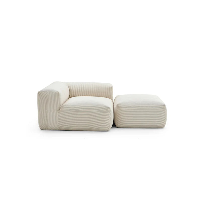 Mellow 1 Corner Seat with 1 Ottoman