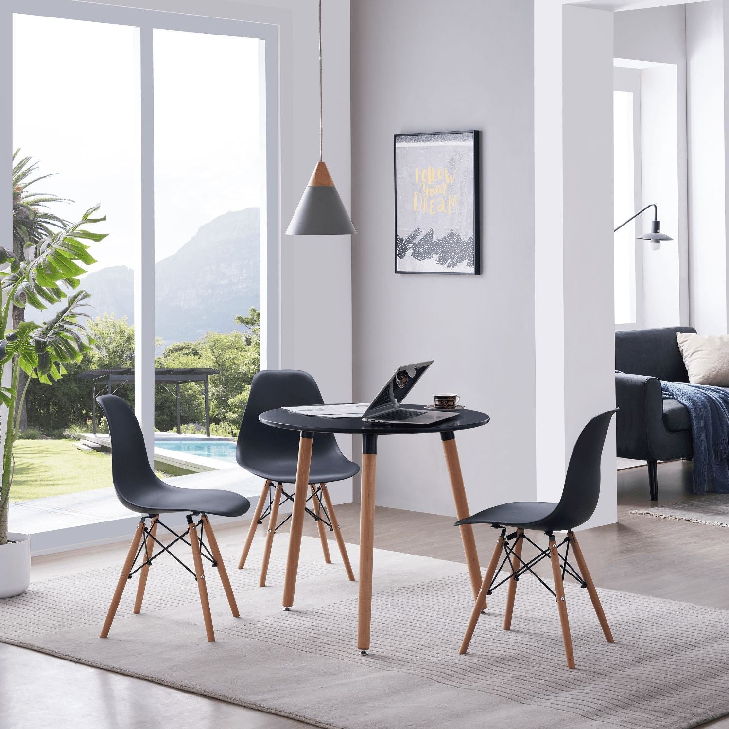 Valmes Chair - Set of 4 | Valyou Furniture