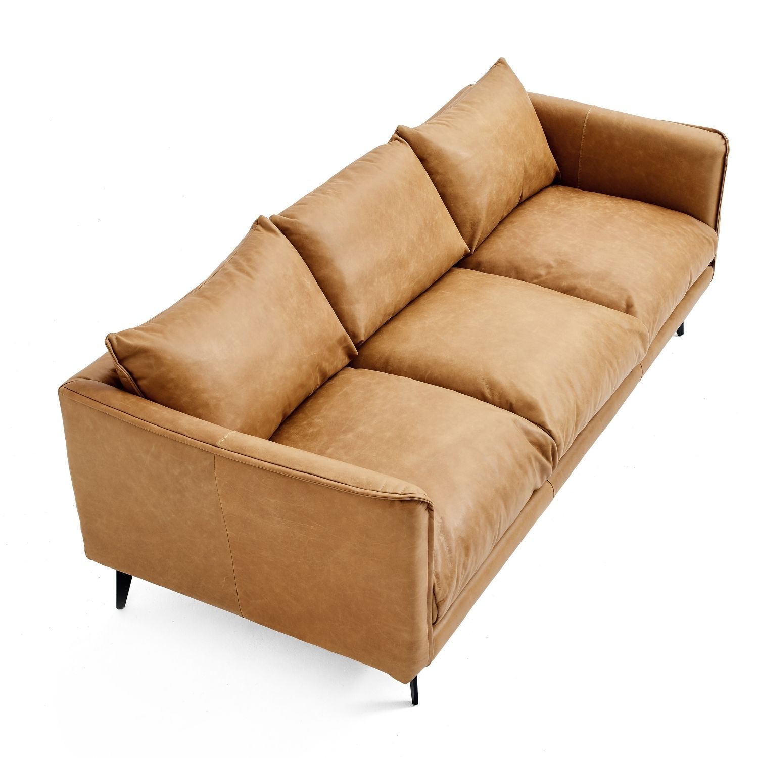 3 Seater Leather Custom Made Sofa - Torino - EZ Living Furniture