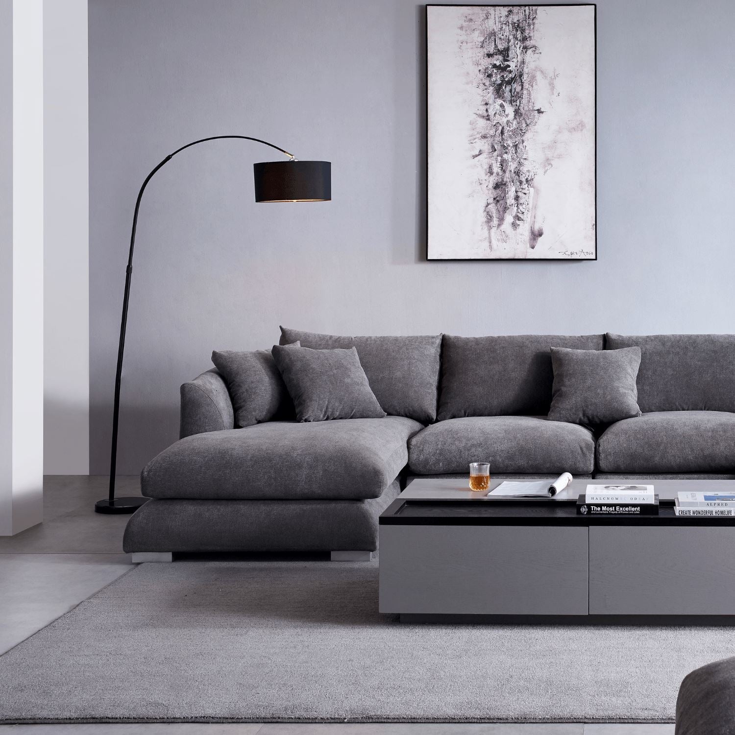 Feathers sectional deals