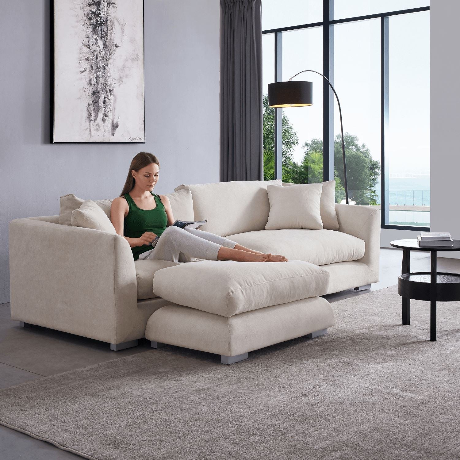 Chaise lounge sofa discount dfs